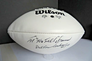 VINTAGE ED "TOO TALL" JONES *VIDEO* Autographed Wilson® Official NFL® Football - Picture 1 of 18