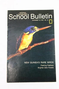 National Geographic School Bulletin November 16 1970 New Guinea's Rare Birds - Picture 1 of 1