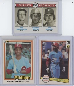 Lot of 34 Different Lonnie Smith Baseball Cards - Picture 1 of 10