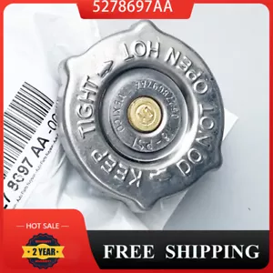 05278697AA New Radiator Cap For Jeep Wrangler Chrysler Dodge Journey 1999-2020 - Picture 1 of 4
