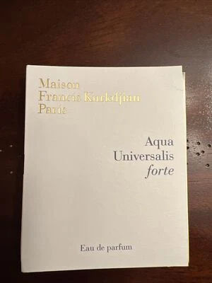 MAISON FRANCIS KURKDJIAN PARIS AQUA UNIVERSALIS FORTE PARFUM 2ML 0.06 FL OZ NEW - Image 1 of 2