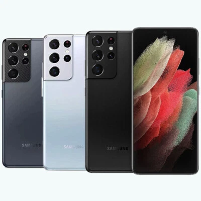 Neu Samsung Galaxy S21 Ultra 5G SM-G998U 128GB/256GB 12GB RAM Smartphone Handys - Bild 1 von 4