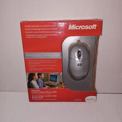Microsoft Comfort Optical Mouse 1000 PC Windows Mac Ps2 Connection - Image 1 of 4