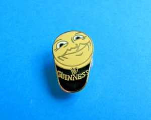 Guinness Smiley Pint Pin Badge. VGC. Unused. Hard Enamel. - Picture 1 of 2