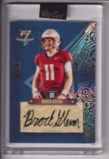 BROCK GLENN 2023 WILDCARD 7 CARD STUD FOOTBALL AUTOGRAPH CARD #D 1/3