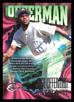 1997 Circa Jose Offerman #136 Kansas City Royals 4A - Image 1 of 2
