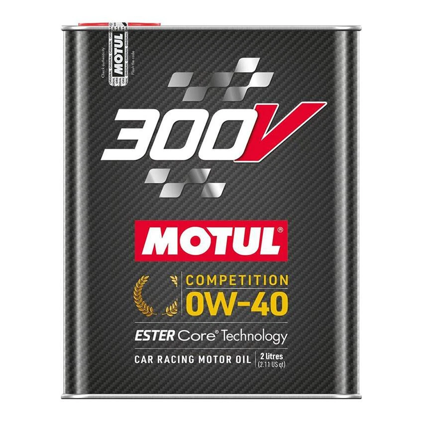 Motul 300V Competition 0W-40 Synthetic Racing Engine Motor Oil (2L=2.11 QT) - Image 1 of 1