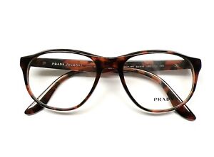 Prada Journal Eyeglasses Glasses VPR 12S UBK-1O1 Warm Brown Tortoise 54-18-140