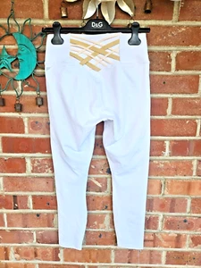 Fabletics Kessler High Waist Leggings weiß mit Trägerdetail Gr. M - Neu mit Etikett - Bild 1 von 3