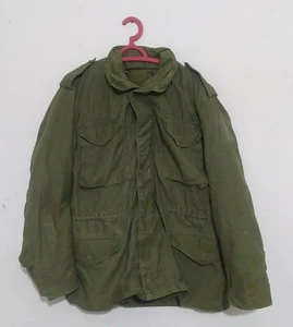 Vintage US Military cold weather Field Coat IDF Israel army zahal M65 W Liner - Picture 1 of 12