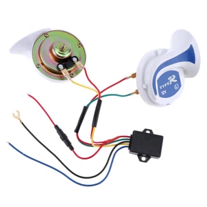 Multi-tone & Claxon Horns 115db Loud Speaker for 12V Vehicle Boat Car Motor US - Picture 1 of 11