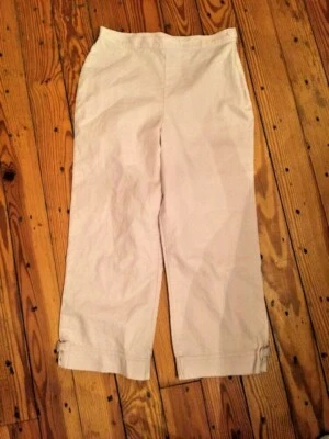 16 Hartstrings Girl 's Light Pastel Purple Cotton Linen Blend Pants 21" Inseam - Image 1 of 4