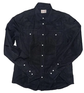Y2K True Religion Black Pearl Druckknopf Hemd Herren Langarm 3XL XXXL Vintage - Bild 1 von 5