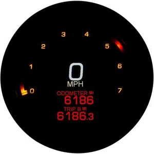 Dakota Digital Tank Speedometer - Black Bezel - 4.5" - '11+ MLX-2011-K - Picture 1 of 5