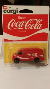 Corgi #36 "Coca Cola" Van 1978 Mint Carded 1/64 - Picture 1 of 5