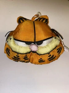 Vintage 1995 6" Garfield Head Face Plush Window Cling Suction Cup play by play - Picture 1 of 5