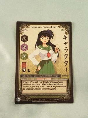 Tarjeta Inuyasha Kagome School Girl Foil PR Foto 1 de 2