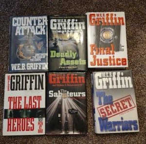 W.E.B. Griffin lot of 6 Novel Hardcovers.DPG - Picture 1 of 7
