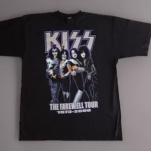 Vintage KISS Farewell Tour 1973-2000 Konzert offizielle Ware T-Shirt • 2XL - Bild 1 von 9