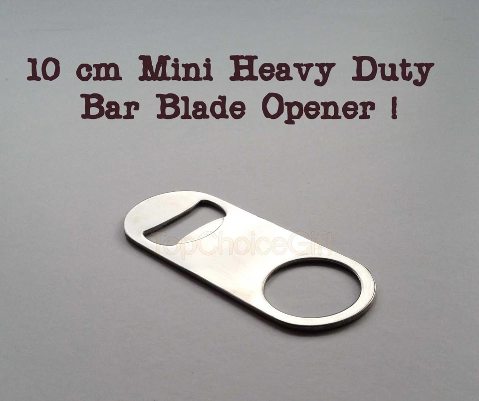 PROFESSIONAL RESTAURANT BAR BLADE BOTTLE OPENER HEAVY DUTY 10 CM LONG STEEL - Image 1 of 1