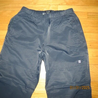 Calça de moletom Nautica masculina tamanho grande azul marinho casual pista perna inteira - Imagem 1 de 3