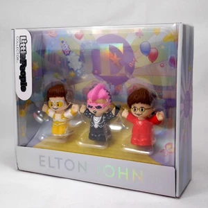 Fisher-Price Mattel Little People Collector Elton John set 3 pezzi nuovo con scatola - Foto 1 di 14