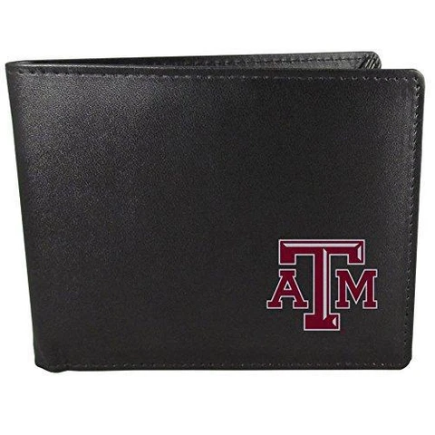 NCAA Siskiyou Sports Mens Texas A&M Aggies Bi-fold Wallet One Size Black Cover
