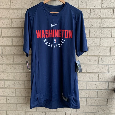 Nike NBA Washington Wizards Authentic On Court Shirt - 877552-419 - Medium-TALL Cover