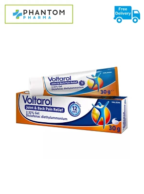 Voltarol 2.32% 12 Hour Relief - Anti Inflammatory Joint Pain Relief Gel - 30G