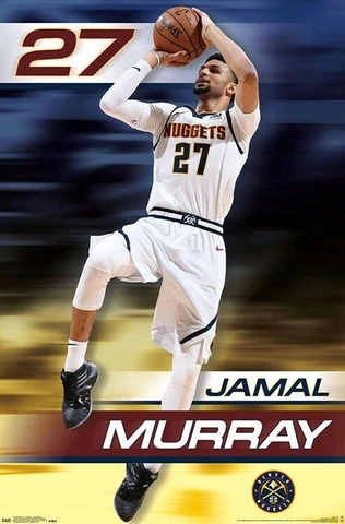 Jamal Murray RISE Denver Nuggets Official NBA Basketball 22x34 WALL POSTER Cover
