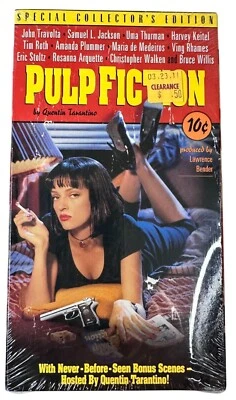 Pulp Fiction Special Collectors Edition VHS NEW Quentin Tarantino BONUS SCENES - Image 1 of 4