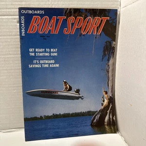 Boat Sport August 1953 Volume 2 # 2 Get Ready To Beat The Start Gun. Vintage - Picture 1 of 8