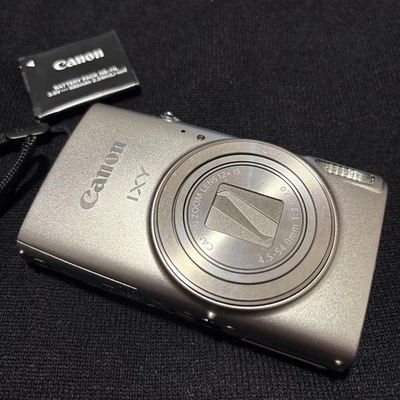 Fotocamera digitale compatta Canon IXY 650 argento ottime condizioni testata - Immagine 1 di 4