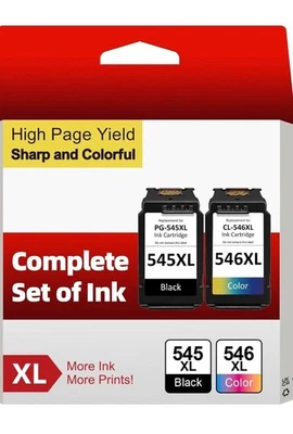Kompatibel für Canon 545/546 XL Patronen Multipack PG-545/CL-546XL Pixma - Bild 1 von 4