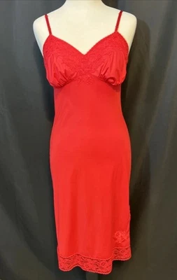 Lencería De Colección Van Raalte Roja Completa Talla 32 Hermosa, Sexy, Roja Navidad Foto 1 de 4