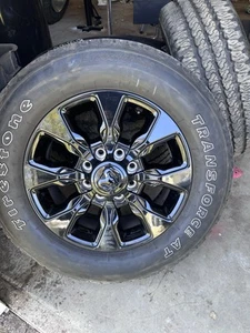 20" Dodge Ram 2500 3500 FACTORY OEM WHEELS TIRES 2024 MIDNIGHT LIMITED - Picture 1 of 4