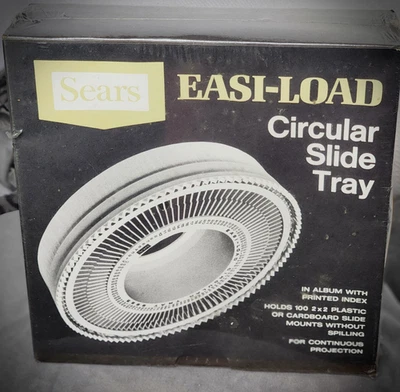 Vintage Sears Easi-Load Circular Slide Tray Factory Sealed In Album w/Index - Image 1 of 4