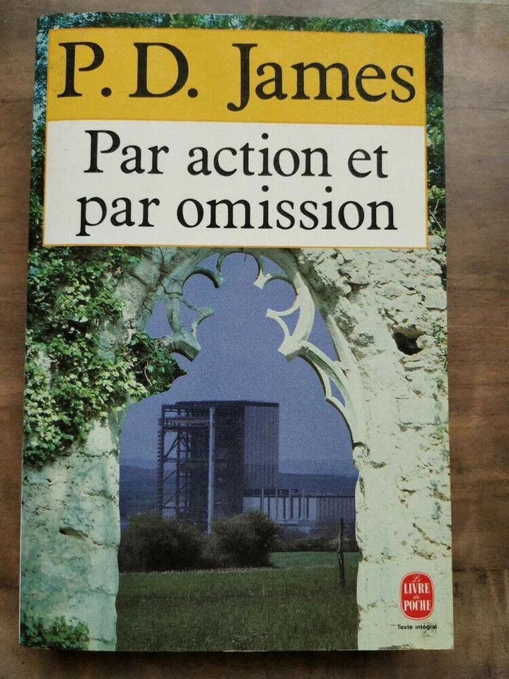 P. D. James: Par action et par omission/ Le Livre de Poche  1994 - Photo 1/1