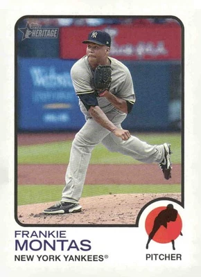 2022 Topps Heritage #509 Frankie Montas - Image 1 of 2