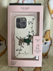 Kate Spade Claude Dachsund Dog Holiday Lights iPhone 13 PRO iPhone case - Zdjęcie 1 z 4