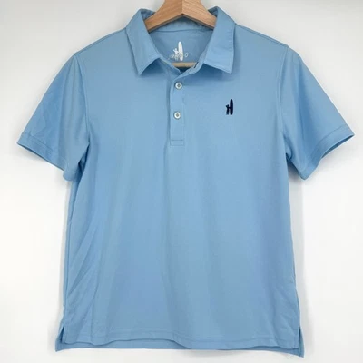 Johnnie-O Fairway Performance Blue Polo Shirt Size 12 Boy - Image 1 of 4