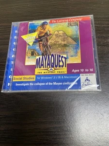 RARE-Vintage SEALED MayaQuest: The Mystery Trail PC 1997 Mayan Civilization - Photo 1/8