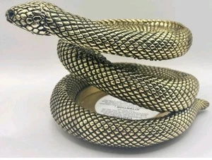 NUEVO Portavelas Halloween SERPIENTE ENROLLADA 3 Mechas Baño y Cuerpo Funciona - Imagen 1 de 3