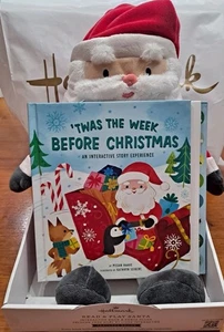 NIP Hallmark Interactive Read & Play 12" Santa Twas The Week Before Christmas - Picture 1 of 4