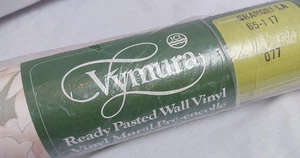 Vintage 70's Vymura Wallpaper Flower Power ShangriLa 651- 17 Camper/Hipster - Picture 1 of 6