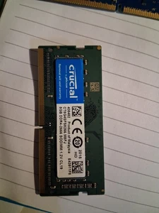 Crucial 8GB DDR4 2666MHz PC4-21300 SO-DIMM Laptop RAM – pulled from working unit - Picture 1 of 5