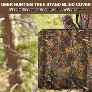 Big Game Treestand Camo Blind Cover 142"X35.5" Large Size Universal Tree Stand - Picture 1 of 7