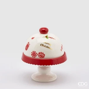 EDG Enzo De Gasperi EDG Enzo De Gasperi Alzata Natale Decori con Cupola H 21 Cm - Imagen 1 de 1