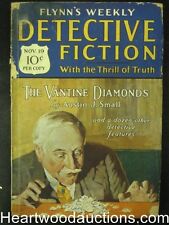 Detektiv Fiction Wöchentliche Nov 19, 1927 Vantine Diamanten