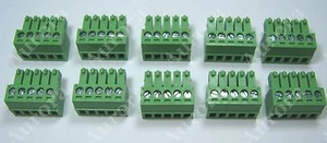 (10) 5 Pin - 3.81mm / Pluggable Screw Connector - Terminal Block - Phoenix Plug - Picture 1 of 8